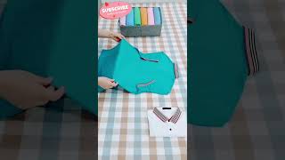 Cloth folding hacks 123 diyideas dailyhacks youtubeshorts shorts [upl. by Noeht]