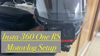 Motovlogging Setting insta360 One RS insta360oners activeriderssvlog fotocentreindia [upl. by Dranrev]