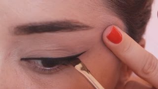 Nasıl kolay kusursuz eyeliner sürülür  How to apply easy and perfect eyeliner [upl. by Vanni]