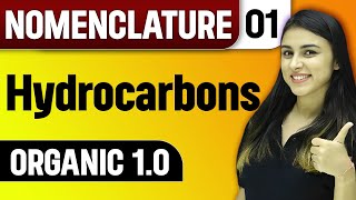 Hydrocarbons  Nomenclature  Organic 10 [upl. by Howlond]