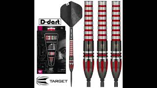 D DART STORE TARGET STEEL TIP DARTS  22G24G NATHAN ASPINALL BLACK SWISS SP 90 DART ORIGINAL [upl. by Ricki]