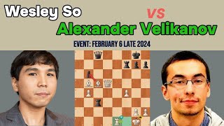 Chess Game Analysis Wesley So vs Alexander Velikanov  French Defense Showdown [upl. by Bannon126]