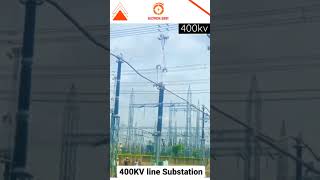 400kv line substation viral ytshorts youtubeshorts ElectricalQUEST [upl. by Hazard]