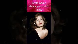 Greta Garbo 6 surprising things you didnt know shorts [upl. by Margareta]