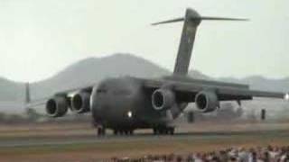 C17 takeoff and landing [upl. by Enilav]