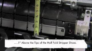 Half Fold Jaw Release Timing  1240 Folder Tutorial Series [upl. by Eedya219]