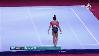 Sunisa Lee Floor Team Final 2019 World Championships [upl. by Magree]