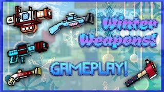 Pixel Gun 3D  Winter Weapon Gameplay [upl. by Lucretia]