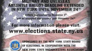 HQAbsentee Ballot Extensionwmv [upl. by Kajdan]