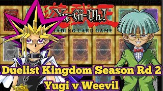 Yugi vs Weevil  Yugioh Duelist Kingdom Season Round 2 yugioh yugiohtcg yugiohcards [upl. by Liana513]