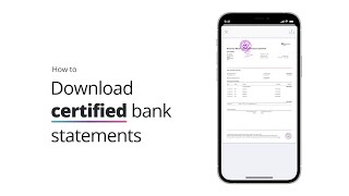 How to download certified bank statements [upl. by Vinita]