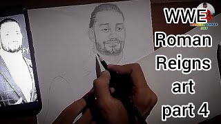 WWE Roman Reigns art part 4 [upl. by Ielak]