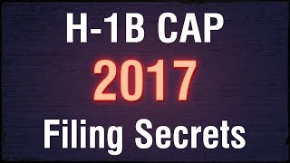 Top 5 H1B Cap 2017 Filing Secrets from US Immigration Attorney [upl. by Serrell95]