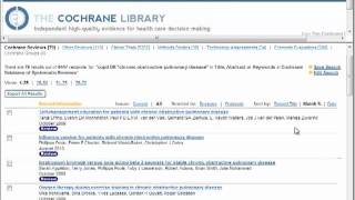 Cochrane Library Method Studies Cochrane Pt 5c [upl. by Higginson]