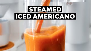 Steamed Iced Americano Preparation [upl. by Johnathon]