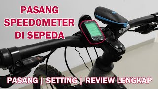 Cara Pasang Speedometer Sepeda Sunding  Review Fitur dan Setting Lengkap [upl. by Mirabel]