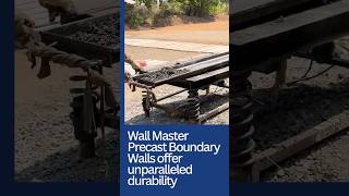 Boundary wall Ingredients  Precast boundary wall  Compounded boundary walls [upl. by Calica]