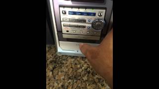 AIWA XR150 Mini system with CD Cassette Radio and Aux [upl. by Stamata]