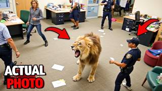 Lion ATTACKS Police Station on November 3rd 2024 [upl. by Stannwood374]