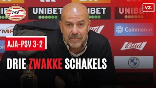 Bosz benoemt expliciet wie de drie zwakke schakels bij PSV waren tegen Ajax [upl. by Roots]