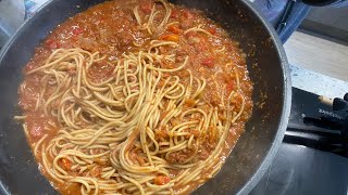 SPAGHETTI WITH CORNED BEEF [upl. by Yerffoeg]