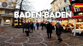 BadenBaden Germany walking tour 2023 4K [upl. by Leilamag350]