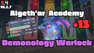 Demonology Warlock 🌌👹 Algethar Academy 13 🥇561k dps  S4 [upl. by Inajna]