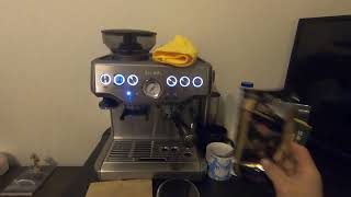 Review Breville coffee machine BES870 [upl. by Pavior]