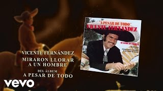 Vicente Fernández  Miraron Llorar a un Hombre Cover Audio [upl. by Haase]