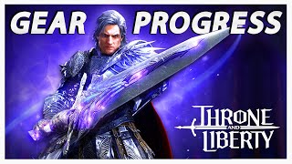 1 WEEK F2P GEAR PROGRESSION  Hyperboost Korea Throne and Liberty [upl. by Gratt128]