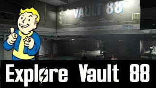 Fallout 4 Explore vault 88 walkthrough  all VaultTec control boardsector locations [upl. by Salomo884]