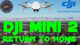 DJI Mini 2  Complete Guide to Return To Home RTH [upl. by Braca]