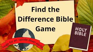 Find the Difference Bible Game [upl. by Ellehcam704]