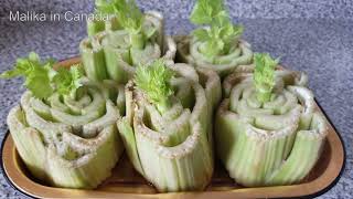 Regrowing Celery from Old Celery at Home 🇨🇦 زراعة الكرفس في المنزل من بقايا الكرفس [upl. by Eutnoj436]