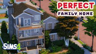 Luxury 3Story Family Home in Newcrest 🏡  Sims 4 Speed Build [upl. by Adnic]