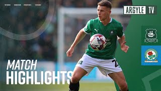 Plymouth Argyle v Blackburn Rovers Highlights [upl. by Leipzig]