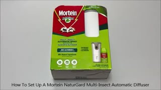 How To Set Up A Mortein NaturGard Multi Insect Automatic Diffuser [upl. by Notserk]