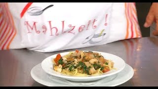 Receta Juaj  Spageti me fruta deti [upl. by Ahtoelc]