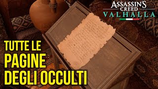 ASSASSINS CREED VALHALLA ITA  TUTTE LE PAGINE DEL CODICE DEGLI OCCULTI [upl. by Lower]