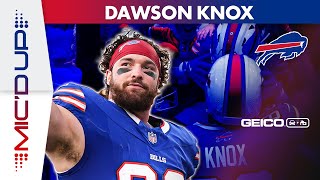 Dawson Knox Mic’d Up For Tyler Bass 61Yard GameWinning Field Goal Over Dolphins  Buffalo Bills [upl. by Orips]