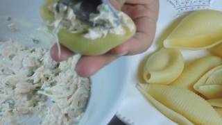 Conchiglione Recheado com Frango e Peito de Peru [upl. by Tomi18]