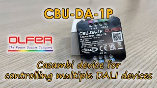 CBUDA1P Casambi device for controlling multiple DALI devices  Electrónica OLFER [upl. by Otrebmal]