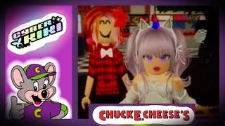 We Met Cyber Kiki At Chuck E Cheese Roblox Chester Cheese Indoor Arcade 🎮 [upl. by Adekahs656]