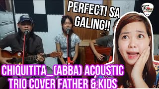 LeBrent Reacts  FRANZ Rhythm CHIQUITITAabba Acoustic Trio cover Father amp Kids  REACTION [upl. by Arhna]