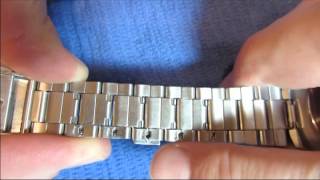 WATCH BAND ADJUSTMENT  RESIZE  HOW TO [upl. by Min572]