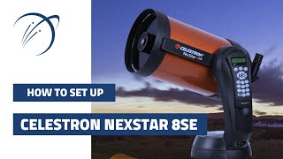 HOW TO SET UP quotCelestron Nexstar 8SE Telescopequot 2 [upl. by Ahsiel]