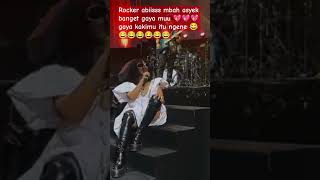 GAYA ATIC CB ROCKER BANGET ♥️ trending concert reaction live lirics music song shorts rock [upl. by Arratahs]