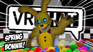 INTO THE PIT BONNIE JOINS VRCHAT Funny VRChat Moments FNAF [upl. by Alyakcm]