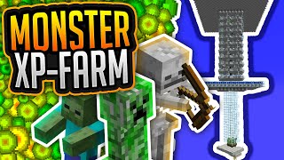 Monster XP Farm Tutorial ✨ Level 030 in 4 Minuten ✨ Minecraft 121 [upl. by Gnov675]