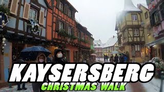 Magical KAYSERSBERG Christmas Walk  Noël à Kaysersberg  Alsace France 4k [upl. by Ilera]